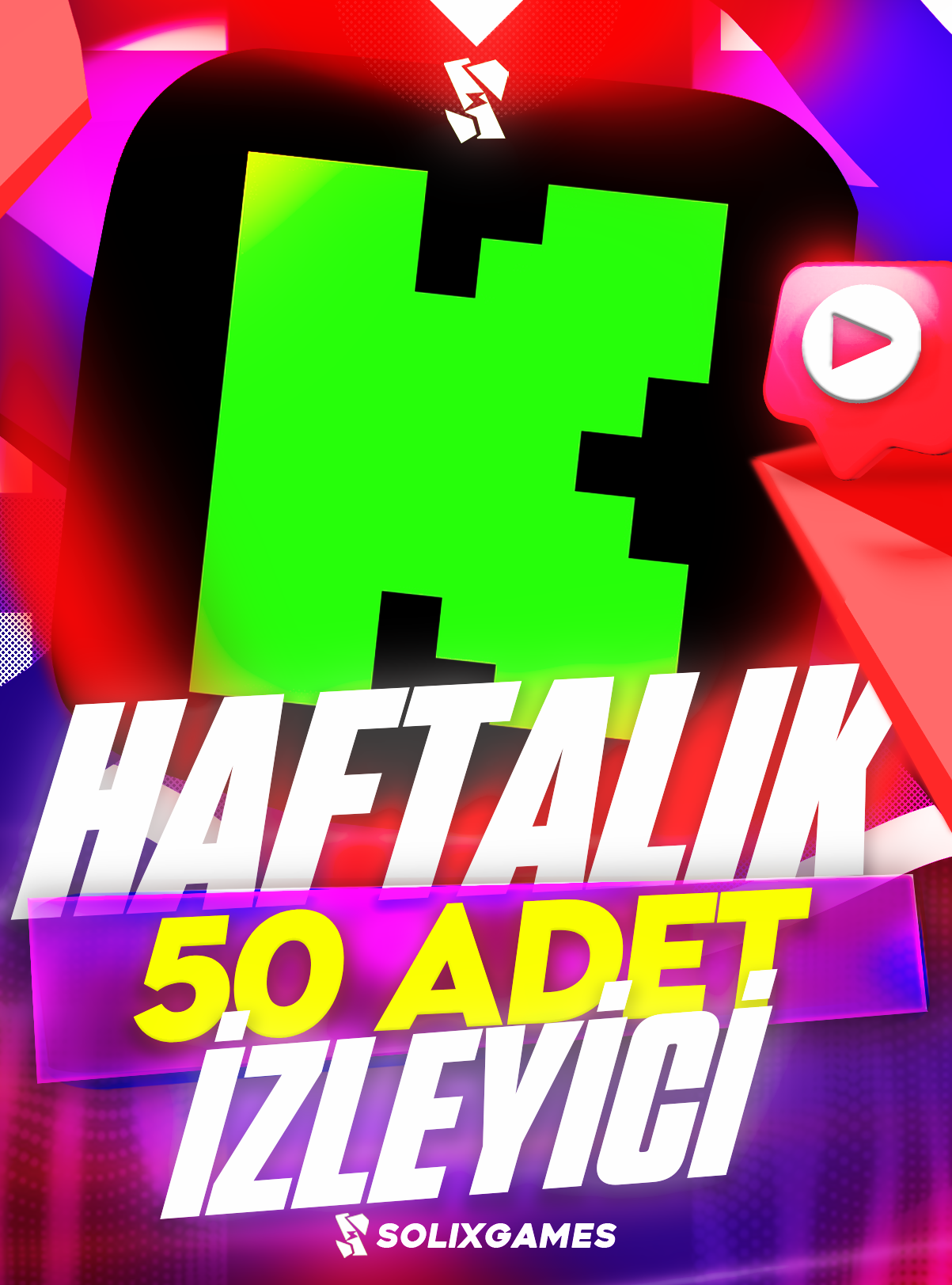 Kick 50 İzleyici - Haftalık