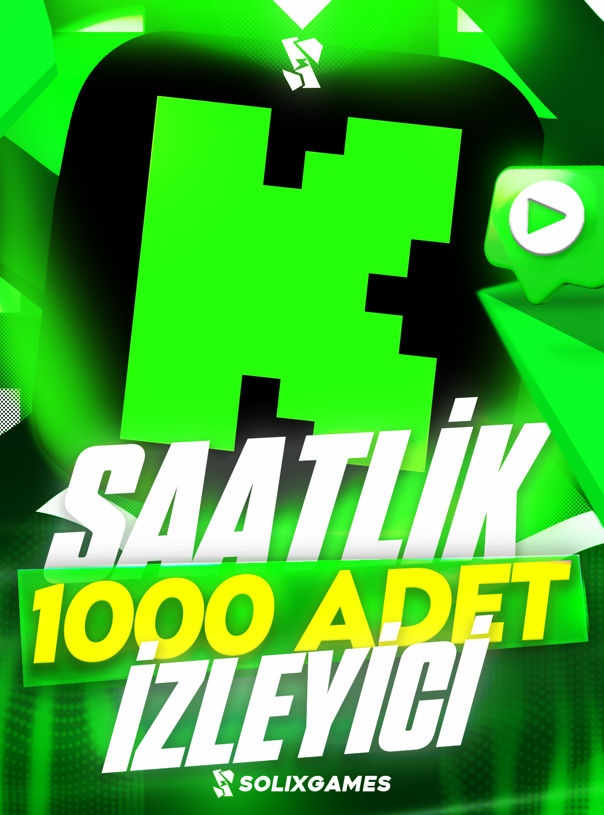 Kick 1000 İzleyici - 3 Saatlik