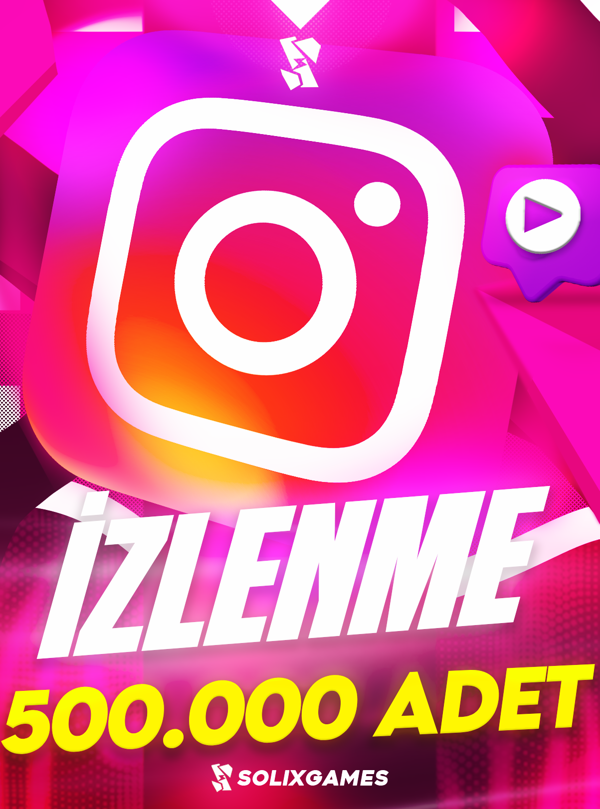 İnstagram 500.000 İzlenme