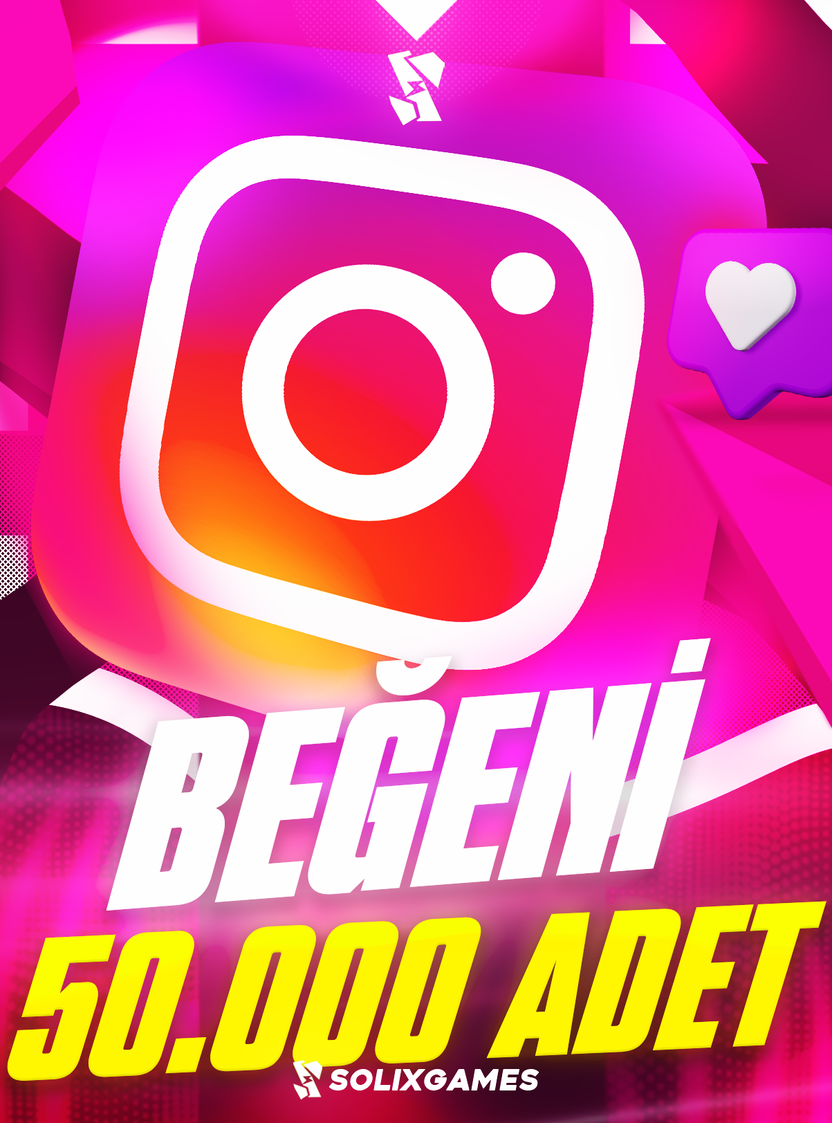 İnstagram 50.000 Beğeni