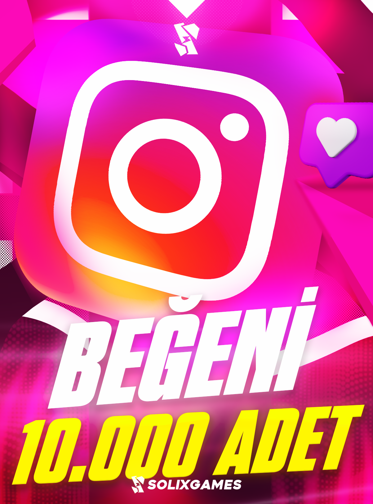 İnstagram 10.000 Beğeni