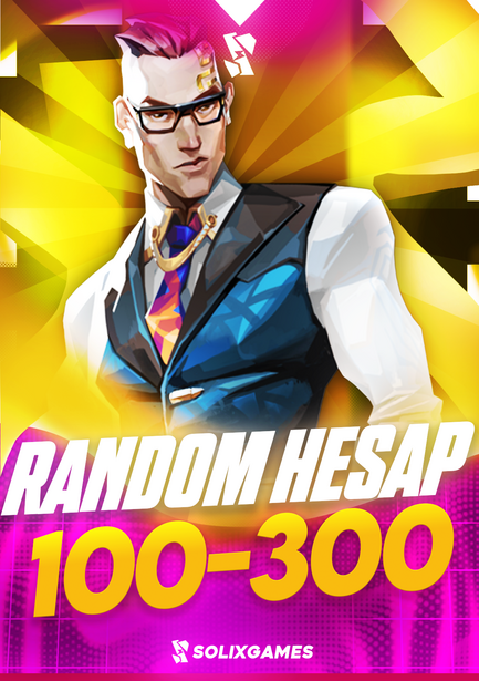 Valorant 100-300 Skin Garantili Random Hesap