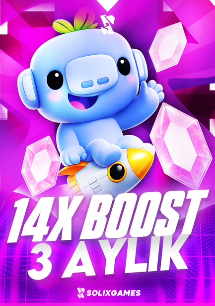 Discord 3 Aylık 14X Boost